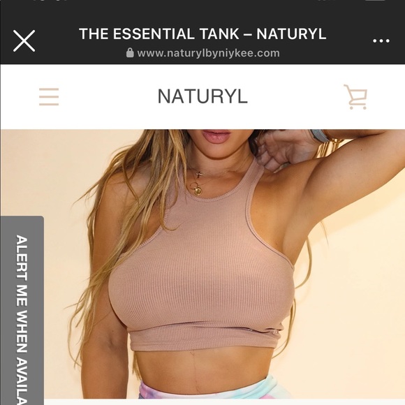 Naturyl by Niykee nude top. Size M. Two available - Picture 2 of 2